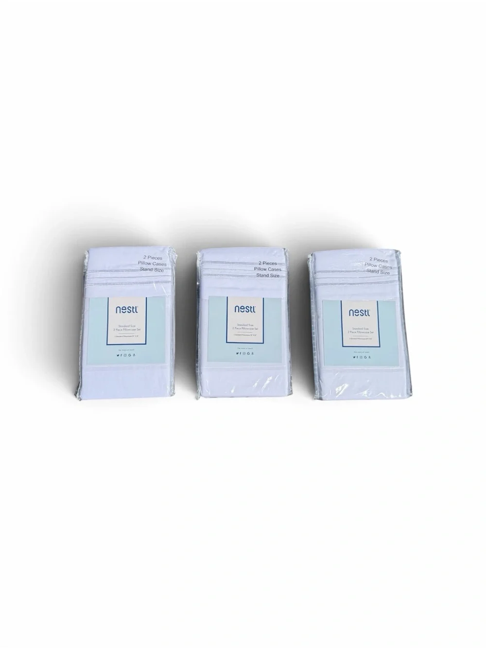 NEST Fragrances White Pillowcase Pack of 3